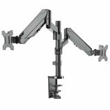 Soporte Manhattan Para 2 Monitores De 17" A 32" Para Escritorio Con Piston 461597