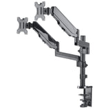 Soporte Manhattan Para 2 Monitores De 17" A 32" Para Escritorio Con Piston 461597