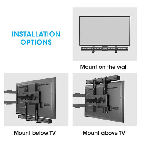 Soporte Manhattan Para Barra De Sonido En Pared O Tv (461849)