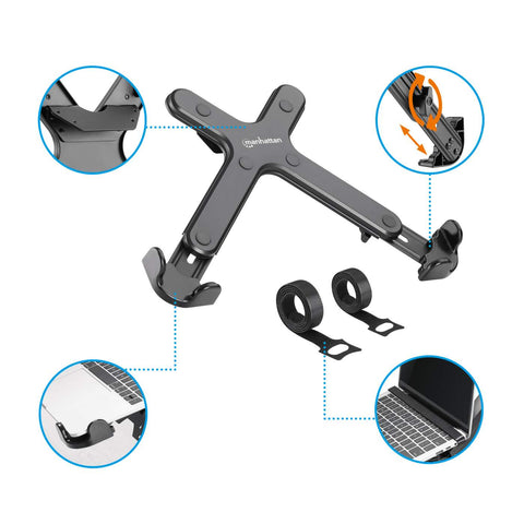 Soporte Manhattan Para Laptop De 11 A 17" Montaje Vesa (462211)