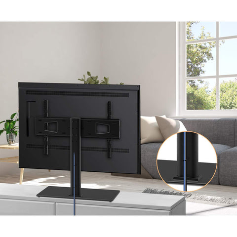 Soporte Manhattan Tv Para Mesa 45kg 32-65" Ajustable Base Vidrio (462297)