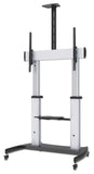 Soporte Manhattan Tv Tipo Carro 100kg, 60a100 Aluminio Repisa 461672