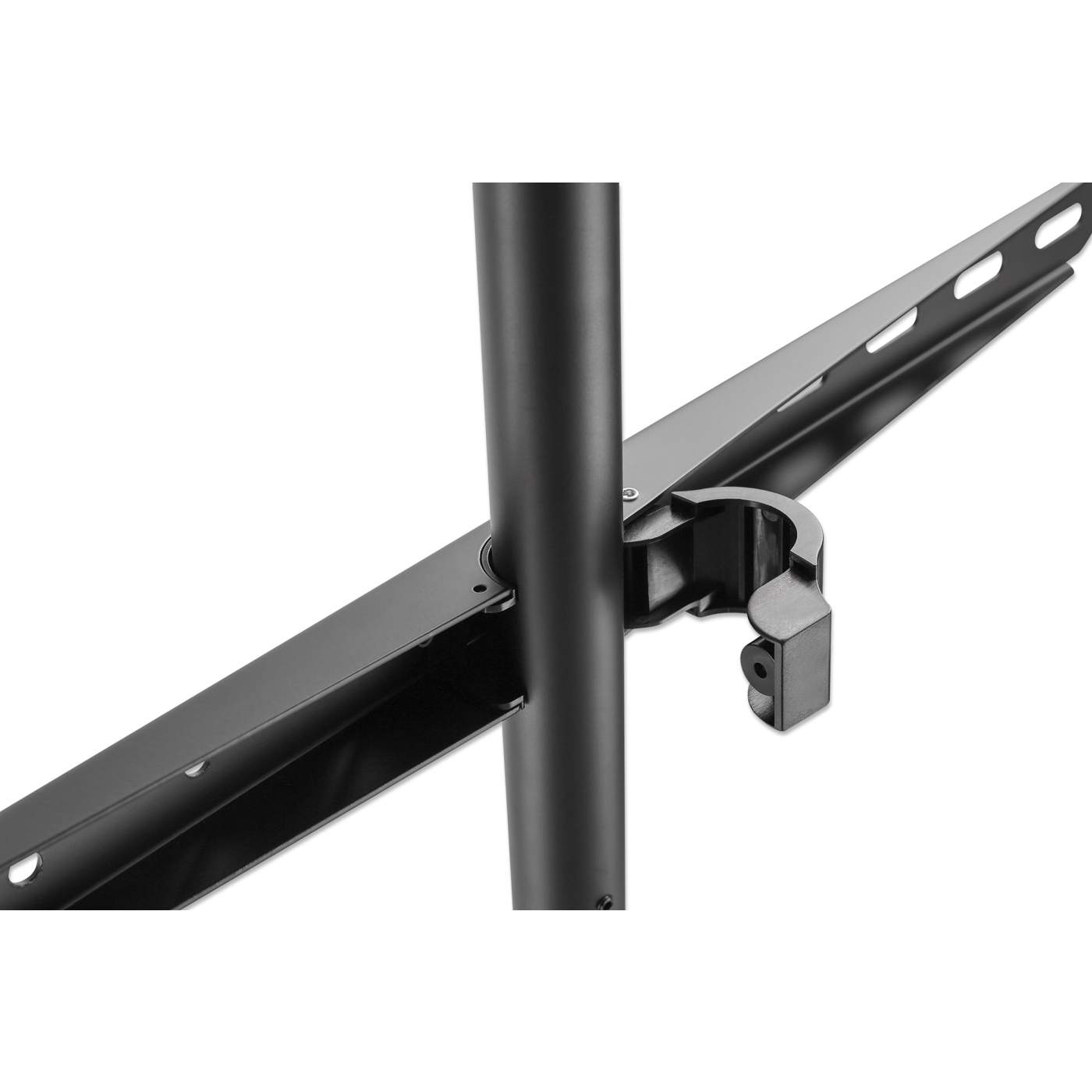 Soporte Manhattan Tv Tripode 45a 65 32kg Madera Nogal Alu Acero 461795