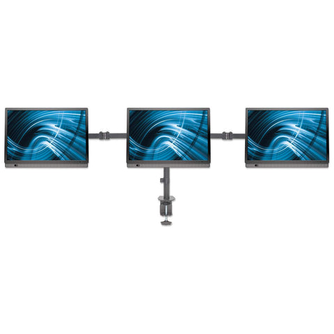 Soporte Monitor Escritorio 3 Pantallas Manhattan 10 A 27 7kg 461658