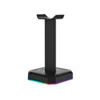 Soporte Para Headset Techzone Immortal Gaming Imgsa Led Rgb Negro