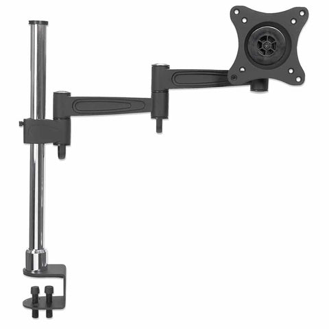 Soporte para monitor, de escritorio, movimiento articulado, pantalla plana de 13" a 27" máximo 15 kg