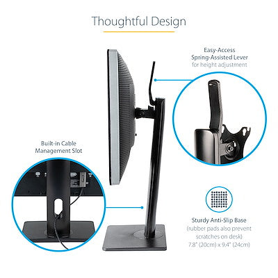 Soporte Para Monitor - Porta Monitor Ergonomico, Autonomo Y De Altura Ajustable, Para Pantallas Hasta 32 Vesa - Startech.Com Modelo Fppneustnd