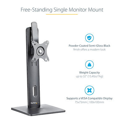Soporte Para Monitor - Porta Monitor Ergonomico, Autonomo Y De Altura Ajustable, Para Pantallas Hasta 32 Vesa - Startech.Com Modelo Fppneustnd