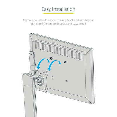 Soporte Para Monitor - Porta Monitor Ergonomico, Autonomo Y De Altura Ajustable, Para Pantallas Hasta 32 Vesa - Startech.Com Modelo Fppneustnd