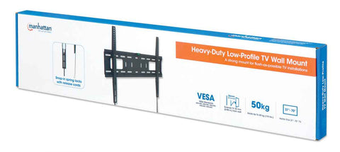 Soporte Para Tv Con Montaje En Pared Manhattan De 37" A 70" 50kg Ultra Delgado 461986