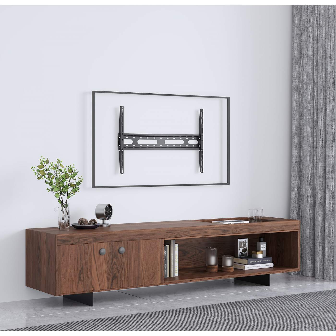 Soporte Para Tv Manhattan 37"-70" Fijo 45kg 462273