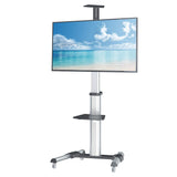 Soporte para TV tipo carro para uso multimedia hasta 50KG de 37" A 70"  90 GRADOS 461245
