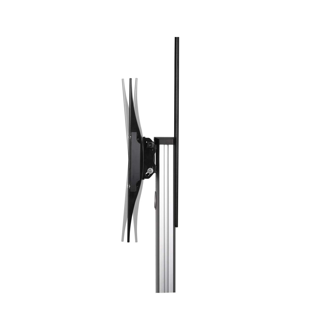 Soporte para TV tipo carro para uso multimedia hasta 50KG de 37" A 70"  90 GRADOS 461245