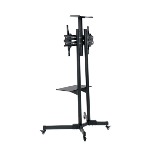 Soporte Tv Manhattan Tipo Carro 55kg De 32" A 65" Con Repisa 462174