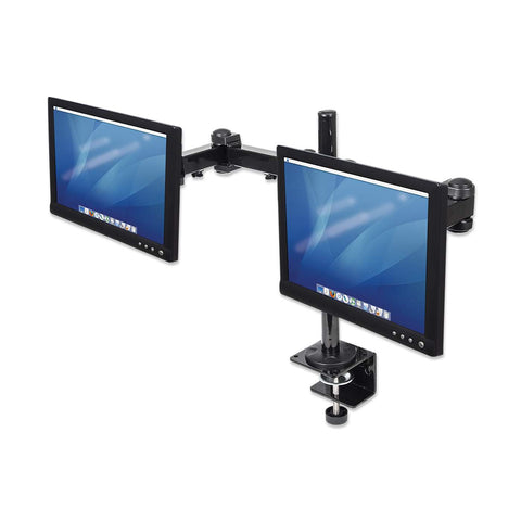 Soporte Universal Manhattan Para 2 Monitor Escritorio De 13" A 24" 6kg 420808