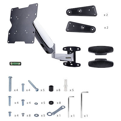 Soporte Vesa De Pared Para Tv De 23 A 55 Pulgadas - Soporte Mural Vesa - Ajustable Con Movimiento Total - 30kg - Startech.Com Modelo Fha-Tv-Wall-Mount