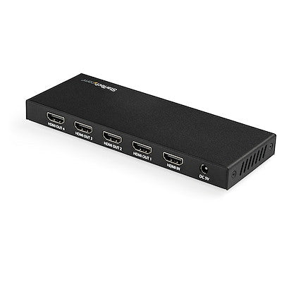 Splitter Hdmi - De 4 Puertos - 4k 60hz - Divisor Hdmi 1 Entrada 4 Salidas - Splitter Hdmi De 4 Salidas - Divisor De Puertos Hdmi - Startech.Com Modelo St124hd202
