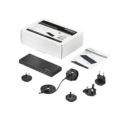 Splitter Hdmi - De 4 Puertos - 4k 60hz - Divisor Hdmi 1 Entrada 4 Salidas - Splitter Hdmi De 4 Salidas - Divisor De Puertos Hdmi - Startech.Com Modelo St124hd202