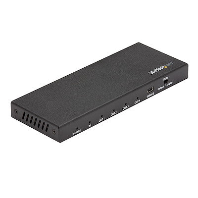 Splitter Hdmi - De 4 Puertos - 4k 60hz - Divisor Hdmi 1 Entrada 4 Salidas - Splitter Hdmi De 4 Salidas - Divisor De Puertos Hdmi - Startech.Com Modelo St124hd202