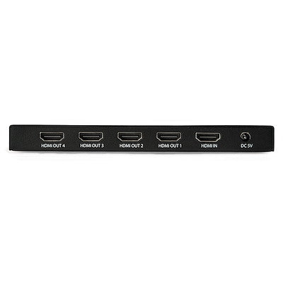 Splitter Hdmi - De 4 Puertos - 4k 60hz - Divisor Hdmi 1 Entrada 4 Salidas - Splitter Hdmi De 4 Salidas - Divisor De Puertos Hdmi - Startech.Com Modelo St124hd202
