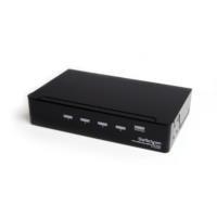 Splitter Hdmi De 4 Puertos - Divisor Bifurcador Hdmi De 4 Puertos Con Amplificador - Splitter - Hdmi Hembra - Mini-Jack Hembra - 1920x1200 1080p - Startech.Com Modelo, St124hdmi2