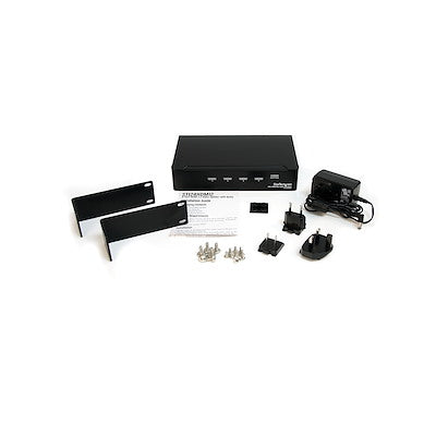 Splitter Hdmi De 4 Puertos - Divisor Bifurcador Hdmi De 4 Puertos Con Amplificador - Splitter - Hdmi Hembra - Mini-Jack Hembra - 1920x1200 1080p - Startech.Com Modelo, St124hdmi2