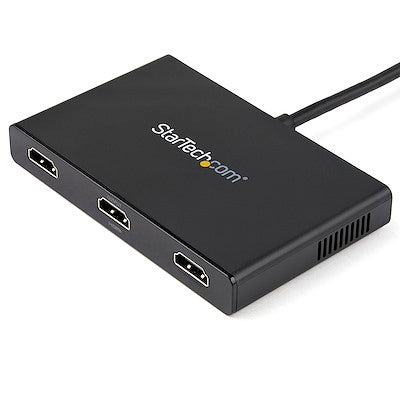 Splitter Multiplicador Mst A 3 Puertos Hdmi - Hub Mst - Adaptador Multimonitor - Concentrador Mst Displayport 1.2 - 3x 1080p - Alimentado Por El Bus - Windows - Startech.Com Modelo Mstdp123hd