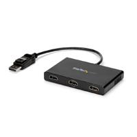 Splitter Multiplicador Mst A 3 Puertos Hdmi - Hub Mst - Adaptador Multimonitor - Concentrador Mst Displayport 1.2 - 3x 1080p - Alimentado Por El Bus - Windows - Startech.Com Modelo Mstdp123hd