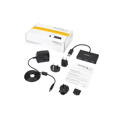 Splitter Multiplicador Mst A 3 Puertos Hdmi - Hub Mst - Adaptador Multimonitor - Concentrador Mst Displayport 1.2 - 3x 1080p - Alimentado Por El Bus - Windows - Startech.Com Modelo Mstdp123hd