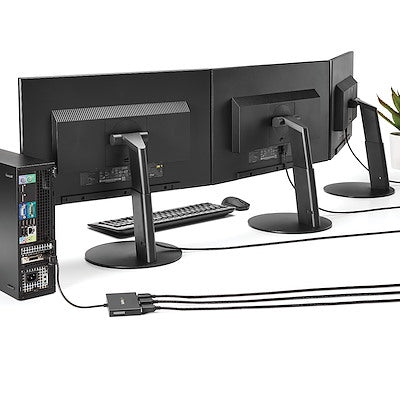 Splitter Multiplicador Mst Mini Displayport A 3 Puertos Hdmi - Hub Mst - Adaptador Multimonitor - Concentrador Mst Displayport 1.2 - 2x 4k 30hz - 1x 1080p - Windows - Startech.Com Modelo, Mstmdp123hd