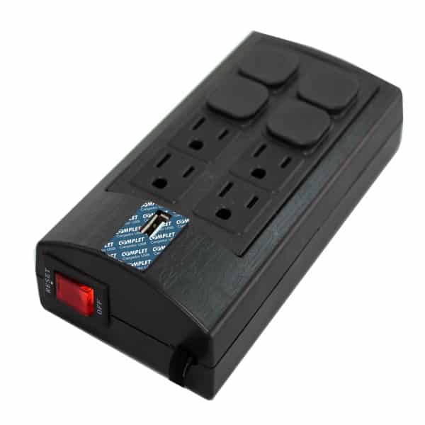 Supresor De Picos Complet Brc-1-005 750w, 1 Usb Carga, 8 Contactos