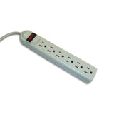 Supresor De Picos Marca Smartbitt 180j, 6 Cont, Reset Switch (Sbss-180j6)