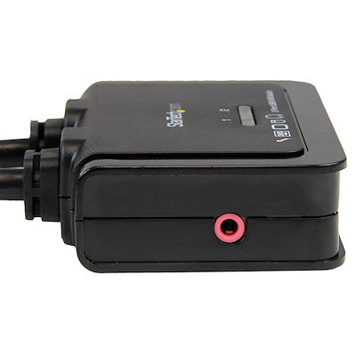 Switch Conmutador Kvm De 2 Puertos Hdmi® Usb Audio Mini Jack Con Cables Integrados Sin Alimentacion Externa - 1080p - Startech.Com Modelo, Sv211hdua