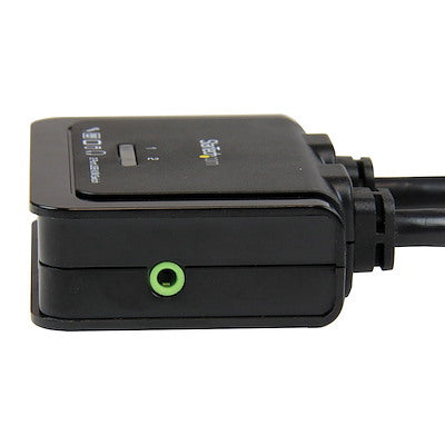 Switch Conmutador Kvm De 2 Puertos Hdmi® Usb Audio Mini Jack Con Cables Integrados Sin Alimentacion Externa - 1080p - Startech.Com Modelo, Sv211hdua