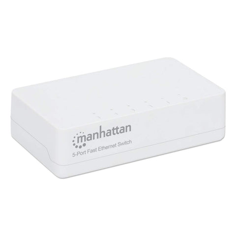 Switch Ethernet Manhattan 5 Puertos Blanco  560672