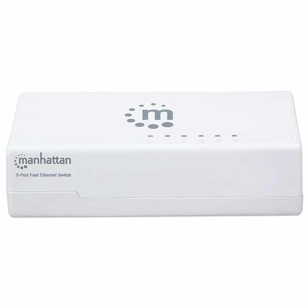 Switch Ethernet Manhattan 5 Puertos Blanco  560672