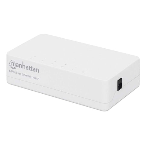 Switch Ethernet Manhattan 5 Puertos Blanco  560672