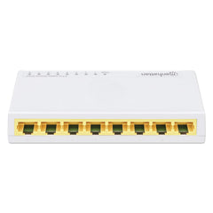 Switch Gb 8 Puertos Manhattan Ethernet Blanco 560702