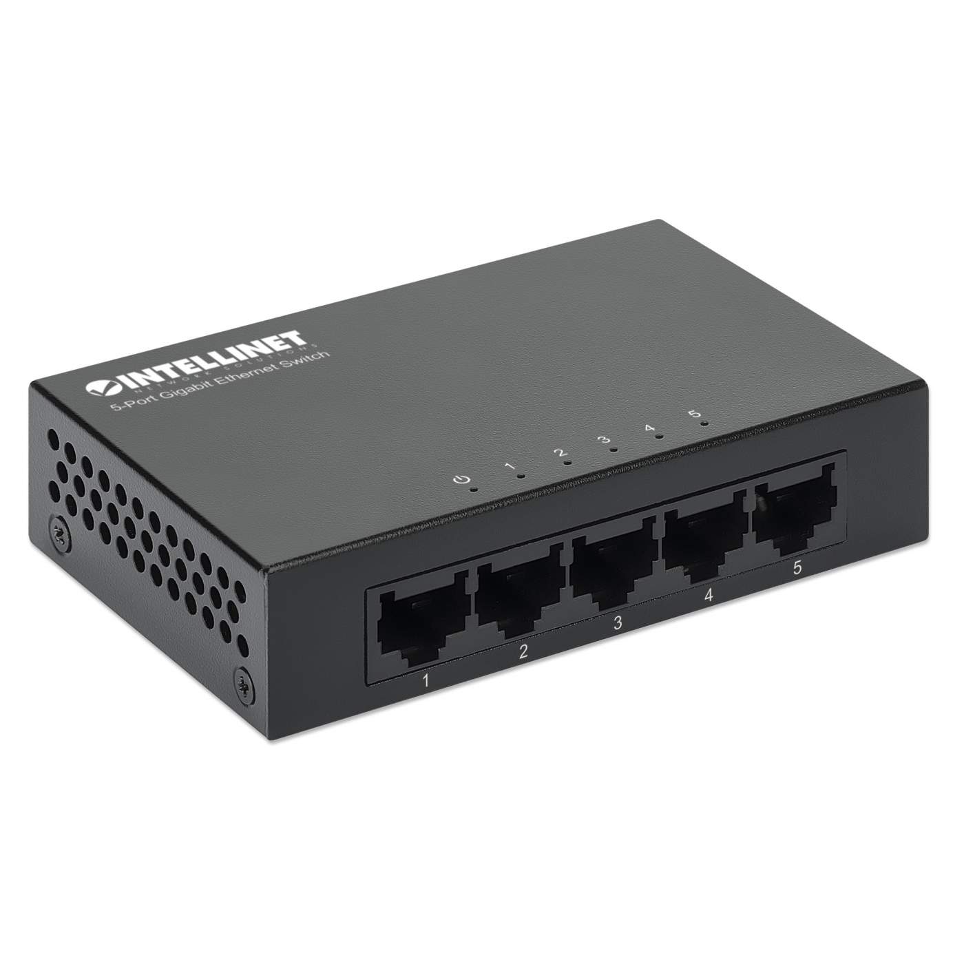 Switch Gigabit Intellinet 5 Puertos Metal Escritorio 530378