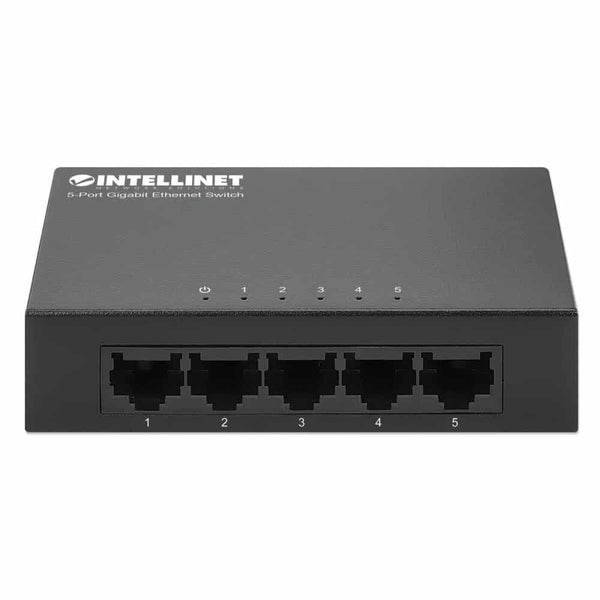 Switch Gigabit Intellinet 5 Puertos Metal Escritorio 530378