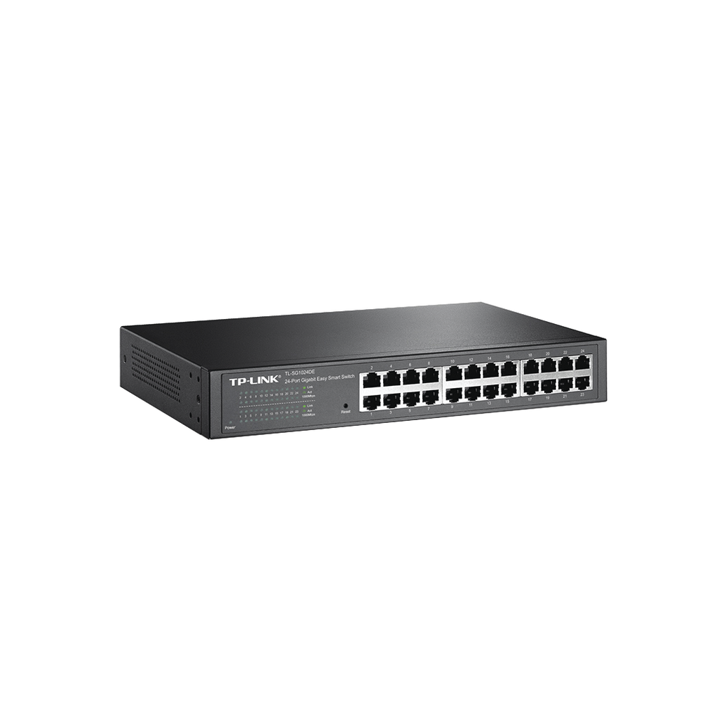 Switch Gigabit No Administrable De 24 Puertos 10, 100, 1000 Mbps Para Escritorio, Rack - Tl-Sg1024d