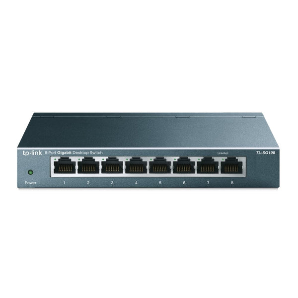 Switch Gigabit No Administrable De 8 Puertos 10, 100, 1000 Mbps - Tl-Sg108