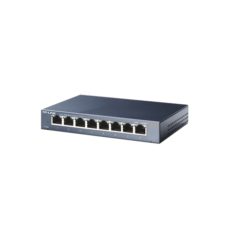 Switch Gigabit No Administrable De 8 Puertos 10, 100, 1000 Mbps - Tl-Sg108