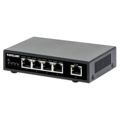 Switch Intellinet Gb 5 Puertos 4 Puertos Poe 30wxpto 62w (561839)