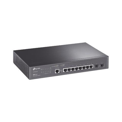 Switch Jetstream Sdn Administrable 8 Puertos 10, 100, 1000 Mbps + 2 Puertos Sfp, Administración Centralizada Omada Sdn -Tl-Sg3210