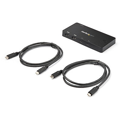 Switch Kvm Hdmi De 2 Puertos Usb, Con Cables - Compacto - Alimentado Via Usb - Para Macbook Ipad Pro Thinkpad Ideapad Elitebook - Startech.Com Modelo Sv211hduc