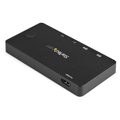 Switch Kvm Hdmi De 2 Puertos Usb, Con Cables - Compacto - Alimentado Via Usb - Para Macbook Ipad Pro Thinkpad Ideapad Elitebook - Startech.Com Modelo Sv211hduc