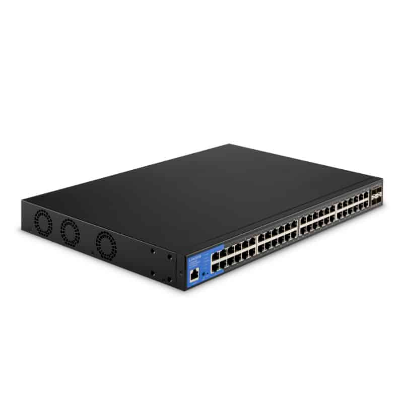 Switch Linksys 48 Puertos Administrable Poe+Ge 4 10g Sfp+ 740w(Lgs352mpc)