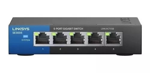 Switch Linksys 5 Puertos Gigabit 10, 100, 1000 No Administrable - Lgs105-Vt