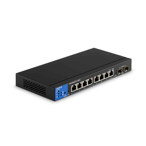 Switch Linksys 8 Puertos Administrable Poe+ Ge 2 Sfp 110w (Lgs310mpc)